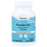 Vitacost, Vitamin B12, 5,000 mcg, 60 Capsules