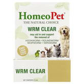 HomeoPet, WRM Clear, 15 ml