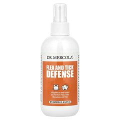 Dr. Mercola, Flea And Tick Defense, For Dogs and Cats, 8 fl oz (237 ml)