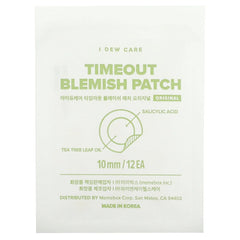 I Dew Care, Timeout Blemish Patch, Original, 10 mm, 36 Patches