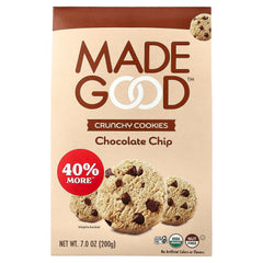 MadeGood, Crunchy Cookies, Chocolate Chip, 7 oz (200 g)