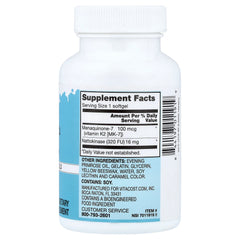 Vitacost, Vitamin K2, MK-7 With Nattokinase, 90 Softgels