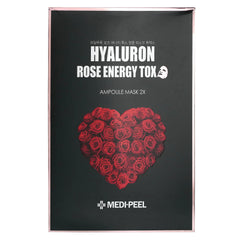 Medi-Peel, Hyaluron Rose Energy Tox, Ampoule Beauty Mask 2X, 10 Sheet Masks, 1.01 fl oz (30 ml) Each