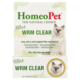 HomeoPet, Feline Wrm Clear, 15 ml