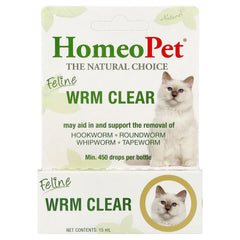 HomeoPet, Feline Wrm Clear, 15 ml