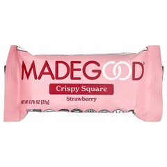 MadeGood, Crispy Squares, Strawberry, 6 Bars, 0.78 oz (22 g) Each
