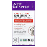 New Chapter, Plant Calcium, Bone Strength Take Care™, 180 Vegan Slim Tablets