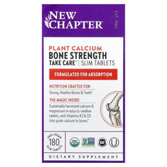 New Chapter, Plant Calcium, Bone Strength Take Care™, 180 Vegan Slim Tablets