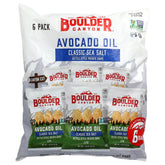 Boulder Canyon, Avocado Oil Kettle Style Potato Chips, Classic Sea Salt, 6 Bags, 1.25 oz (35.4 g) Each