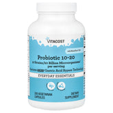 Vitacost, Probiotic 10-20 With NutraFlora® FOS, 200 Vegetarian Capsules