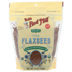 Bob's Red Mill, Organic Whole Flaxseed, 13 oz (368 g)