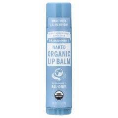 Dr. Bronner's, Organic Lip Balm, Naked, 0.15 oz (4 g)