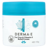 DERMA E, Tea Tree & Vitamin E Relief Cream, 4 oz (113 g)