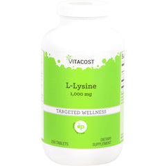 Vitacost, L-Lysine, 250 Tablets