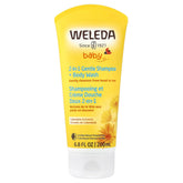 Weleda, Baby, 2-in-1 Gentle Shampoo + Body Wash, Calendula Extracts, 6.8 fl oz (200 ml)