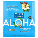Aloha, Organic Protein Bars, Vanilla Almond Crunch, 12 Bars, 1.98 oz (56 g) Each