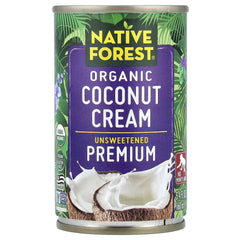 Native Forest, Organic Coconut Cream, Premium, Unsweetened, 5.4 fl oz (160 ml)