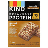 KIND Bars, Breakfast Protein Bars, Almond Butter, 6 Packs, 1.76 oz (50 g) Each
