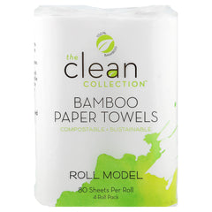 Vitacost, The Clean Collection™, Bamboo Paper Towels, 4 Rolls