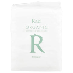 Rael, Organic Cotton Cover Pads, Regular, 16 Count