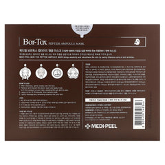 Medi-Peel, Bor-Tox 5 Peptide Ampoule Beauty Mask, 10 Sheet Masks, 30 ml Each