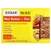 RXBAR, Nut Butter & Oat Bar, Honey Cinnamon Peanut Butter, 5 Bars, 1.9 oz (55 g) Each