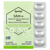 Vitacost, Synergy®, SAM-e, 400 mg, 60 Enteric Coated Tablets