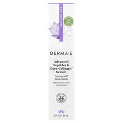 DERMA E, Advanced Peptides & Flora-Collagen™ Serum, 2 fl oz (60 ml)