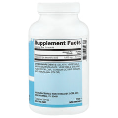 Vitacost, Vitamin C, 1,000 mg, 250 Capsules