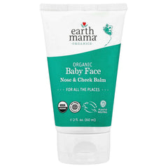 Earth Mama, Organic Baby Face, Nose & Cheek Balm, 2 fl oz (60 ml)