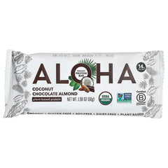 Aloha, Organic Protein Bars, Coconut Chocolate Almond, 12 Bars, 1.98 oz (56 g) Each