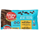 Enjoy Life Foods, 100% Real Chocolate Mini Chips, Semi-Sweet, 9 oz (255 g)