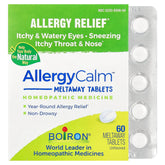 Boiron, AllergyCalm™, Unflavored, 60 Meltaway Tablets