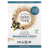One Degree Organic Foods, Sprouted Brown Rice Crisps, 8 oz (227 g)