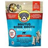 Brutus Bone Broth, Biscuits, For Dogs, Beef, 8 oz (226 g)