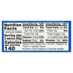 Wild Planet, Wild Sardines In Water, No Salt Added, 4.4 oz (125 g)