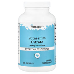 Vitacost, Potassium Citrate, 99 mg, 300 Capsules
