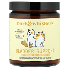 Dr. Mercola, Bark & Whiskers™, Bladder Support, For Dogs & Cats, 3.17 oz (90 g)