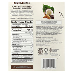 Aloha, Organic Protein Mini Bars, Coconut Chocolate Almond, 20 Bars, 0.85 oz (24 g) Each