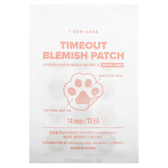 I Dew Care, Timeout Blemish Patch, Happy Paws, 36 Patches