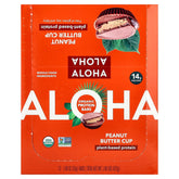 Aloha, Organic Protein Bars, Peanut Butter Cup, 12 Bars, 1.98 oz (56 g) Each