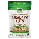 NOW Foods, Real Food, Macadamia Nuts, Dry Roasted & Sea Salted, 9 oz (255 g)