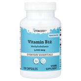 Vitacost, Vitamin B12, 5,000 mcg, 100 Capsules