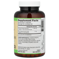 Vitacost, Root2®, Turmeric Extract Curcumin C3 Complex®, 120 Capsules