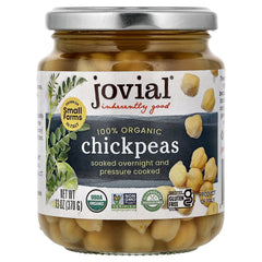 Jovial, 100% Organic Chickpeas, 13 oz (370 g)
