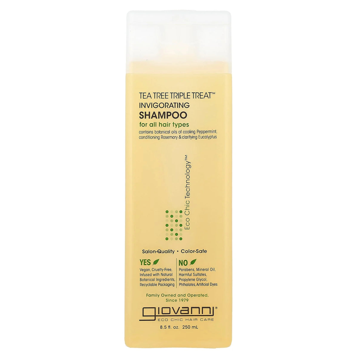 Giovanni, Tea Tree Triple Treat™, Invigorating Shampoo, For All Hair Types, 8.5 fl oz (250 ml)
