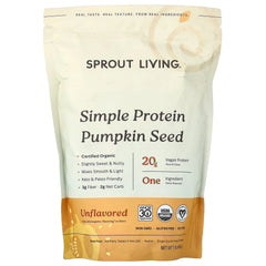 Sprout Living, Simple Protein Pumpkin Seed, Unflavored, 1 lb (454 g)