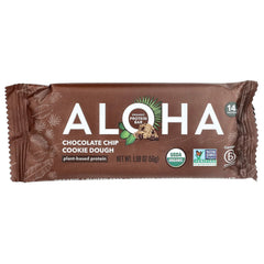 Aloha, Organic Protein Bars, Chocolate Chip Cookie Dough, 12 Bars, 1.98 oz (56 g) Each