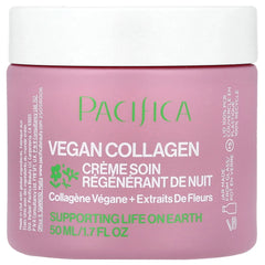 Pacifica, Vegan Collagen, Overnight Recovery Cream, 1.7 fl oz (50 ml)