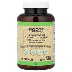 Vitacost, Root2®, Turmeric Extract Curcumin C3 Complex®, 120 Capsules